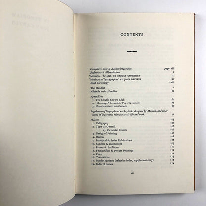 The Writings of Stanley Morison | Brooke Crutchley and John Dreyfus, 1976