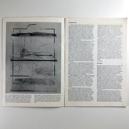 L'Appareil Pédagogique Avec Ses Apanages 1969-77 | Dick Whall | Gardner Centre Gallery leaflet, 1977