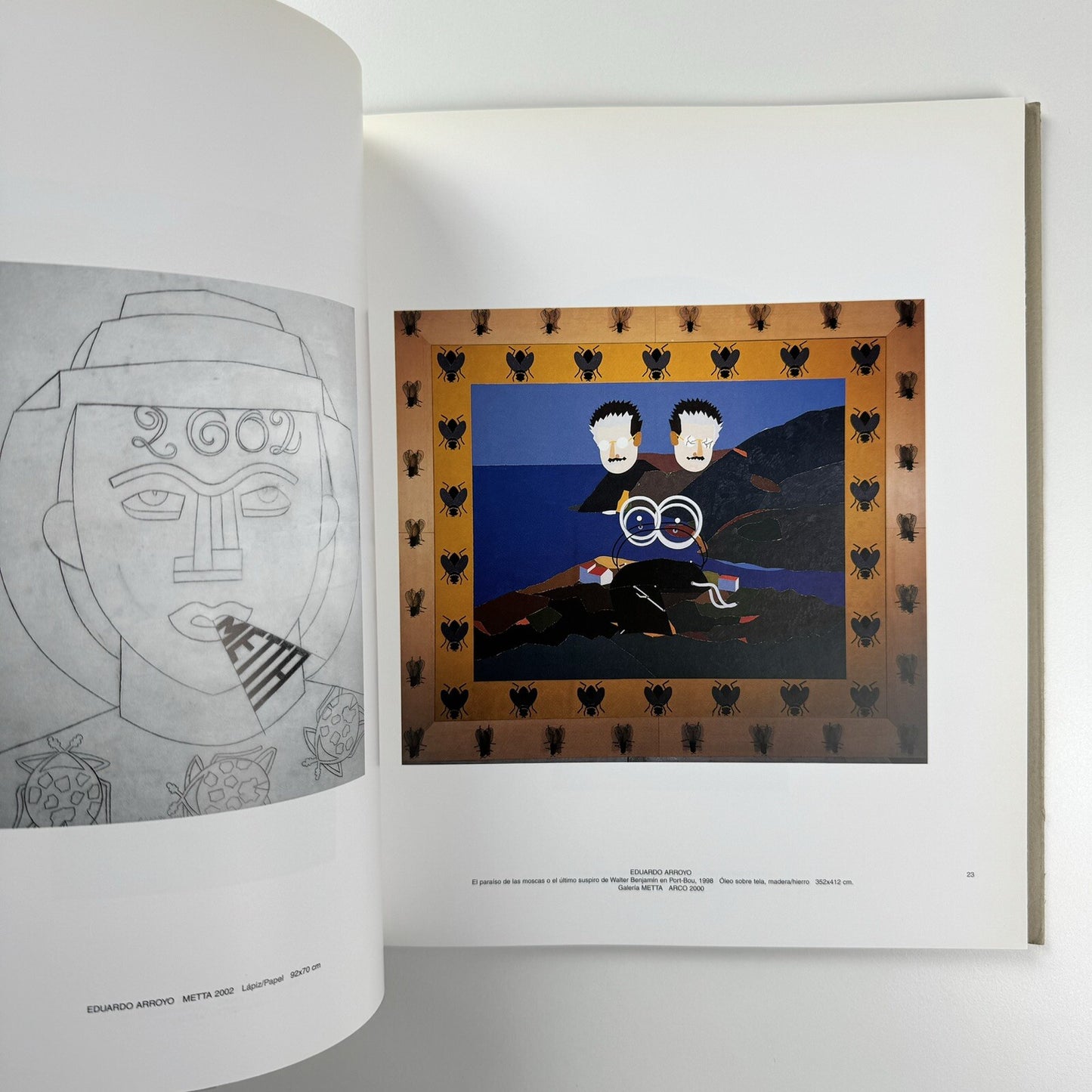 Copyright METTA. Francisco Calvo Serraller | Galeria Metta, Madrid, 2002 | Exhibition catalogue