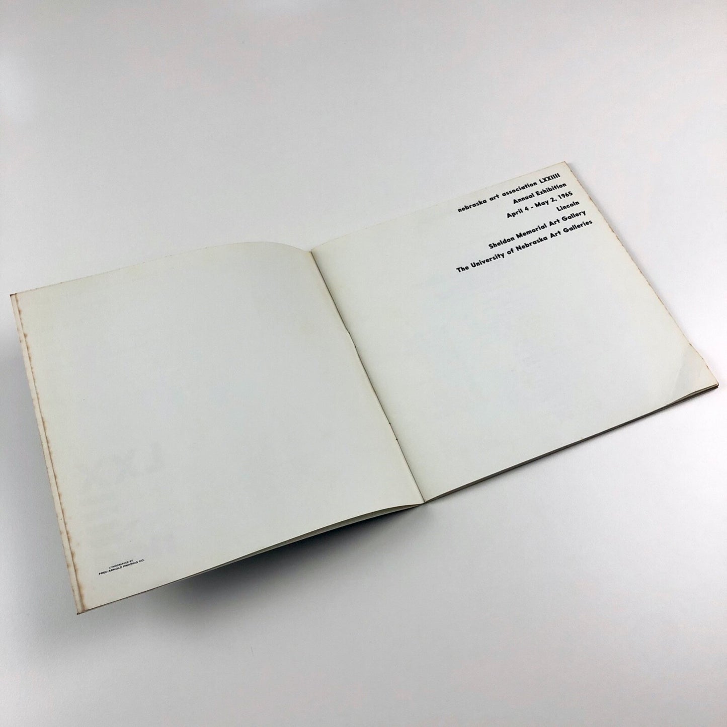 Nebraska Art Association LXXIIII | Lincoln Sheldon Museum of Art Gallery catalogue, 1965