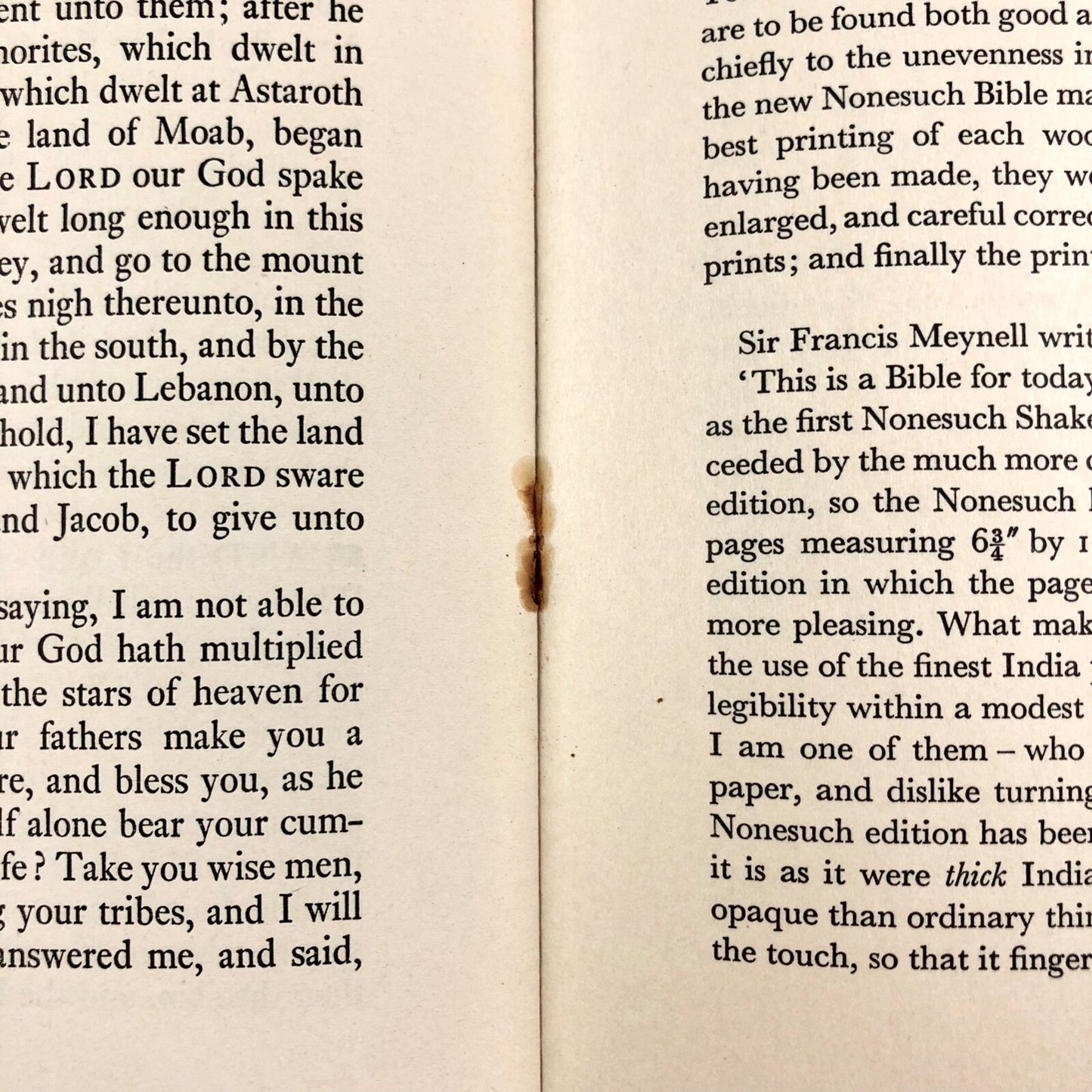 Prospectus for The Bible, September 1963 | Designed by Francis Meynell and printed by the University Press Oxford and the University Press Cambridge | Nonesuch Press