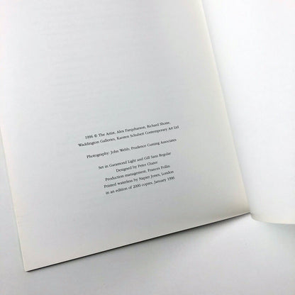 Bridget Riley: Recent Paintings and Gouaches | Waddington Galleries and Karsten Schubert, London, 1996