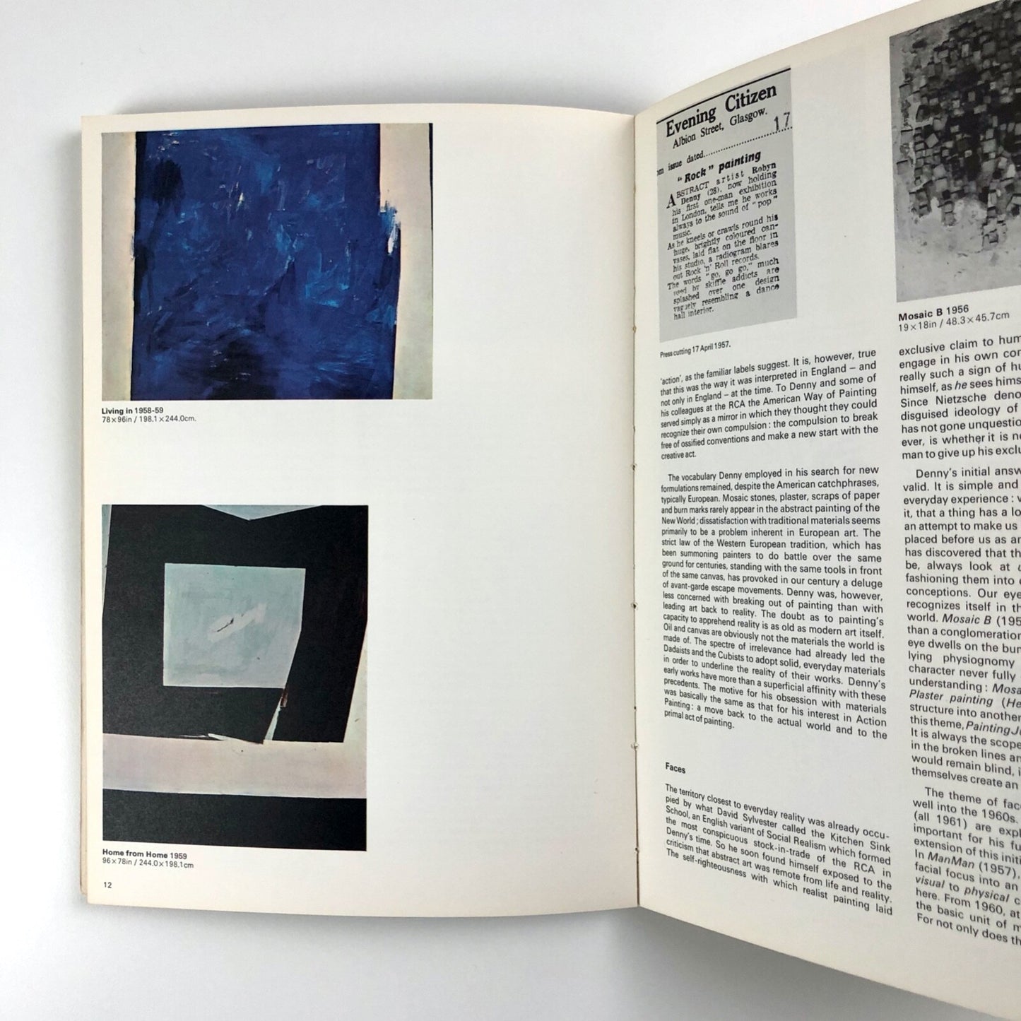 Robyn Denny exhibition catalogue | Tate Gallery March-April 1973