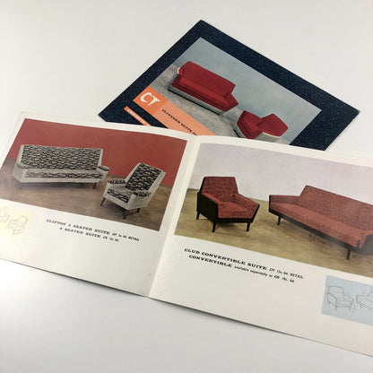 2 x brochures for Curzon Convertible suite & Cliveden Suite | Christie-Tyler Limited, 1962/3