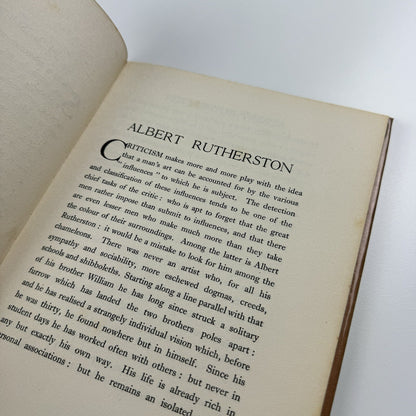 Albert Rutherston | Contemporary British Artists series | Ernest Benn, 1925