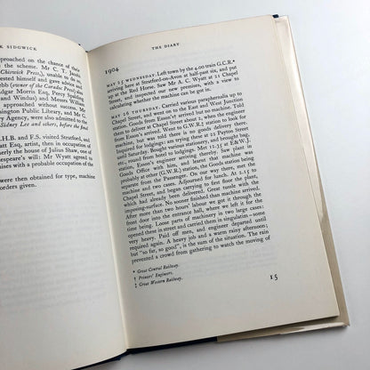 Frank Sidgwick's Diary and other material relating to A.H. Bullen and the Shakespeare Head Press, 1975