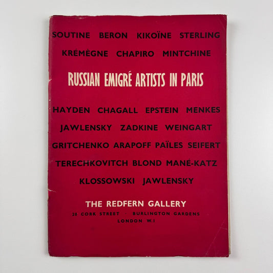 Russian Emigré Artists in Paris | The Redfern Gallery, London, 1954