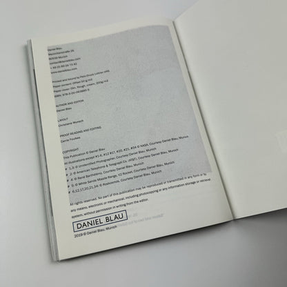 Wellenreiter | Daniel Blau, Munich 2019 – small leaflet