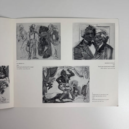 Folding card Larry Rivers. The Auction and Other Visions of Slavery Marlborough, New York, 1994