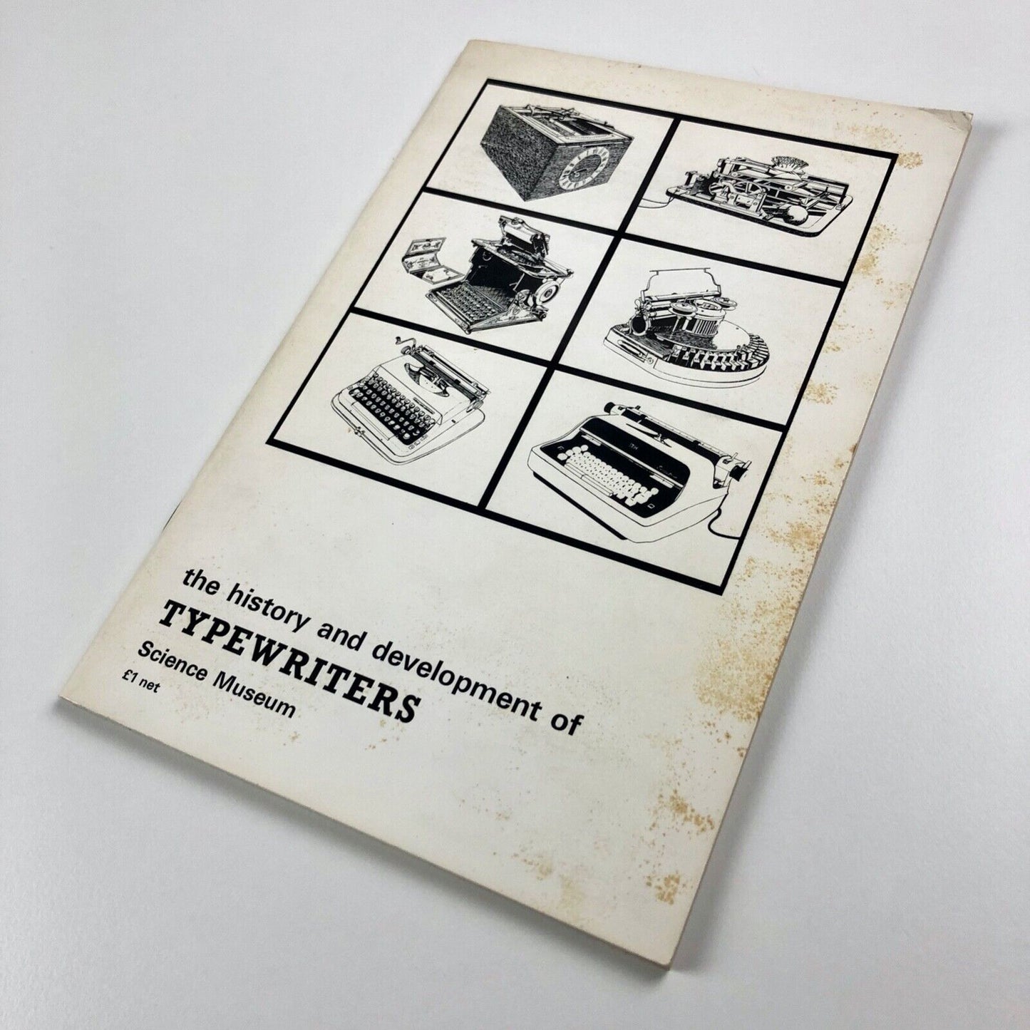 History and Development of Typewriters by G. Tilghman Richards | Science Museum HMSO 1964