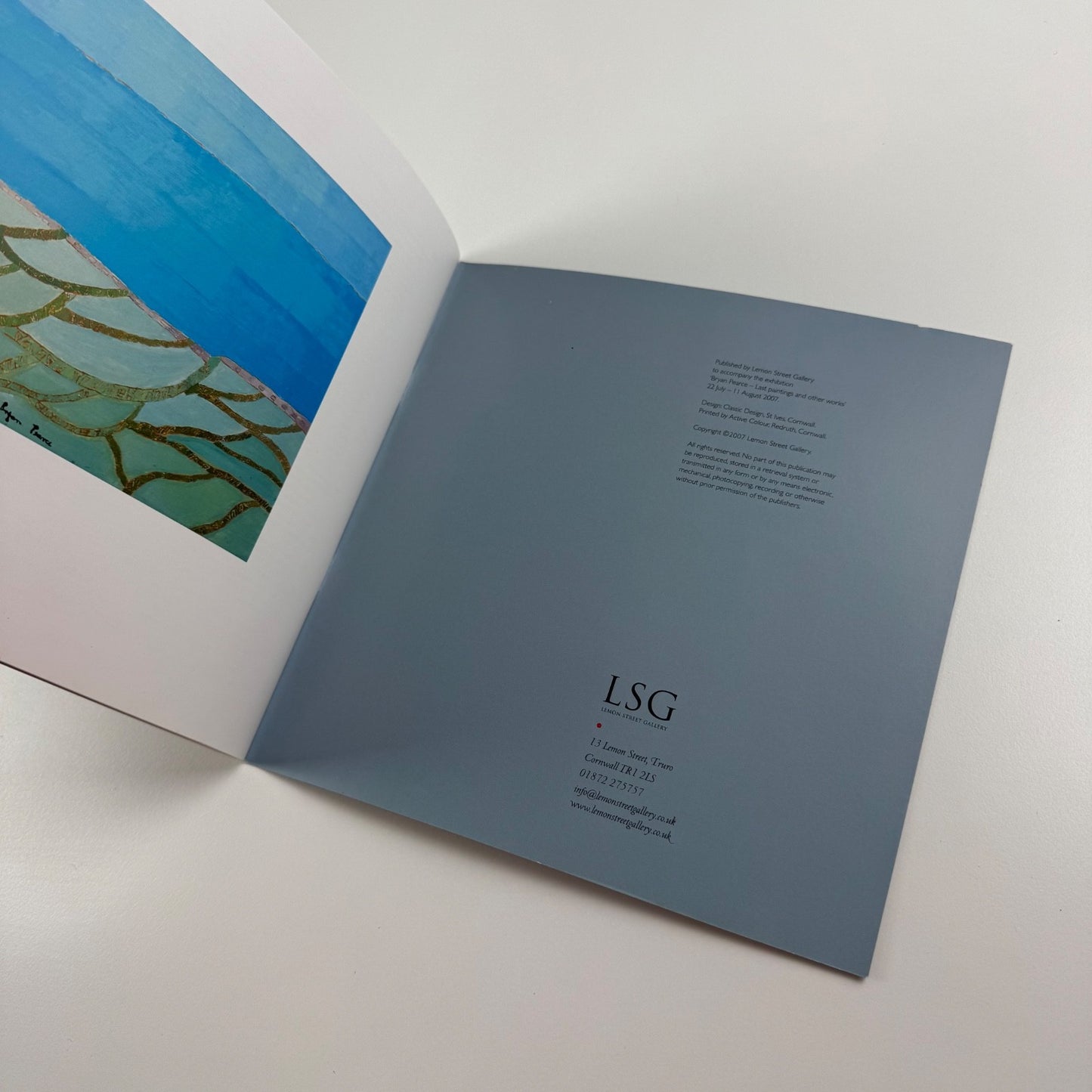 Bryan Pearce. Last paintings and other work | Lemon Street Gallery, 2007