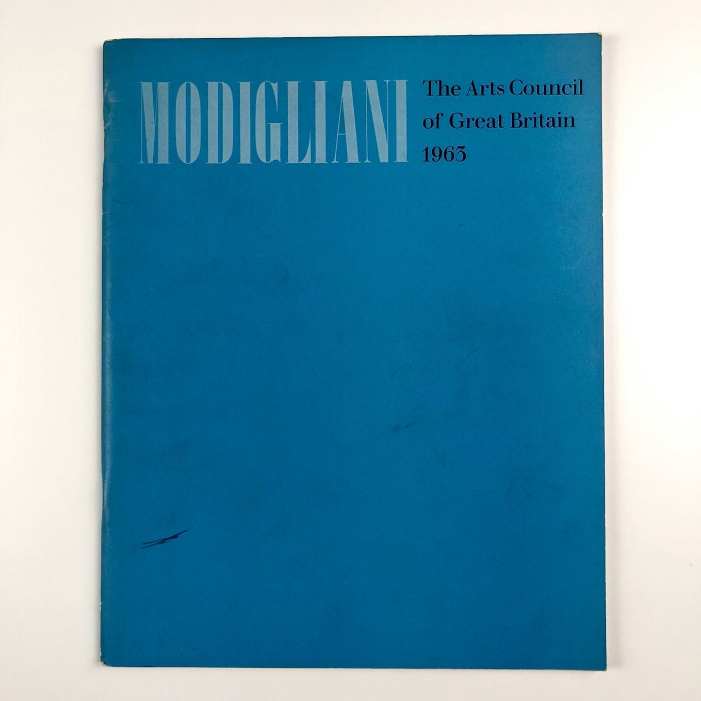 Modigliani – Tate Gallery / Edinburgh Festival Society catalogue, November 1963
