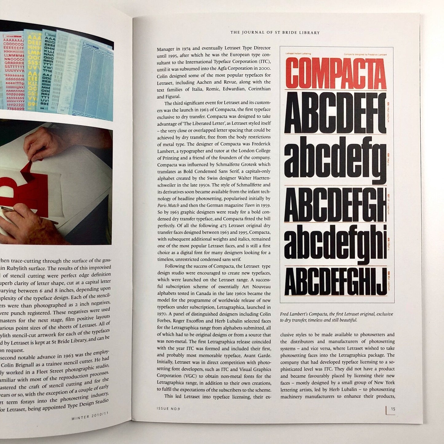 Ultrabold No 9 – Journal of St Bride Library | Winter 2010/11