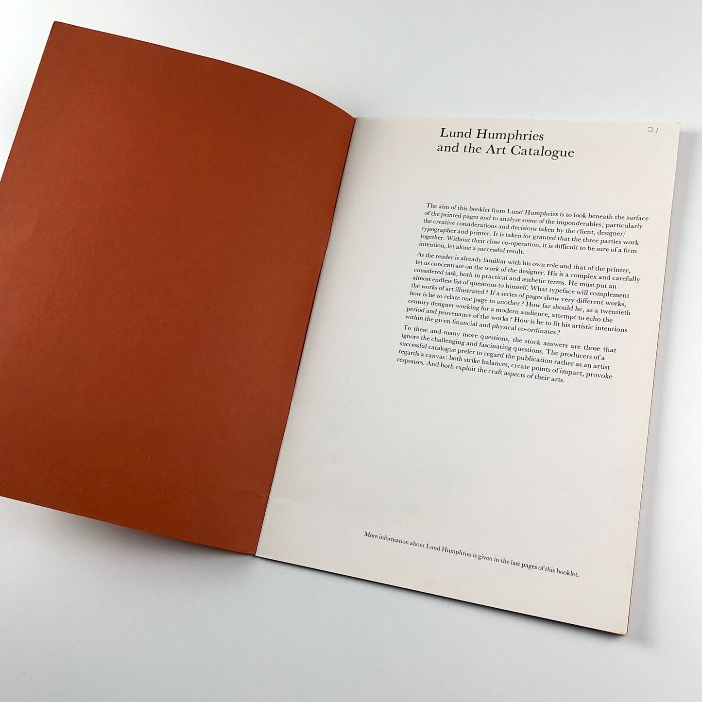 The Challenge of the Art Catalogue | Lund Humphries guide | Undated