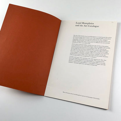 The Challenge of the Art Catalogue | Lund Humphries guide | Undated