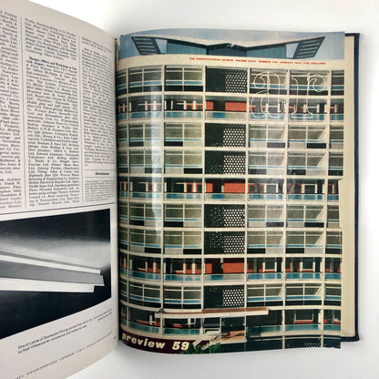 Architectural Review journal bound volume | Vol 125 January-June 1959 ex-library