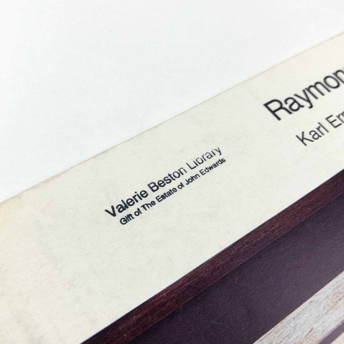 Raymond E. Waydelich. Lidya Jacob Story | Karl Erst Osthaus Museum Hagen, folded card, 1976