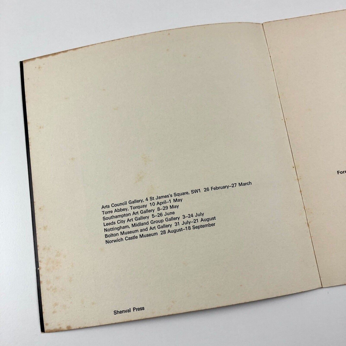 Towards Art II – Sculptors from the Royal College of Art | Exhibition catalogue, 1965