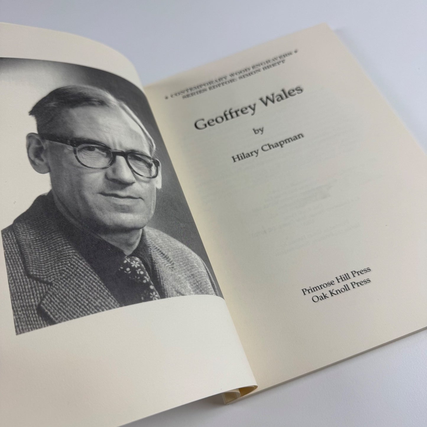 Geoffrey Wales by Hilary Chapman edited by Simon Brett | Primrose Hill Press 1998