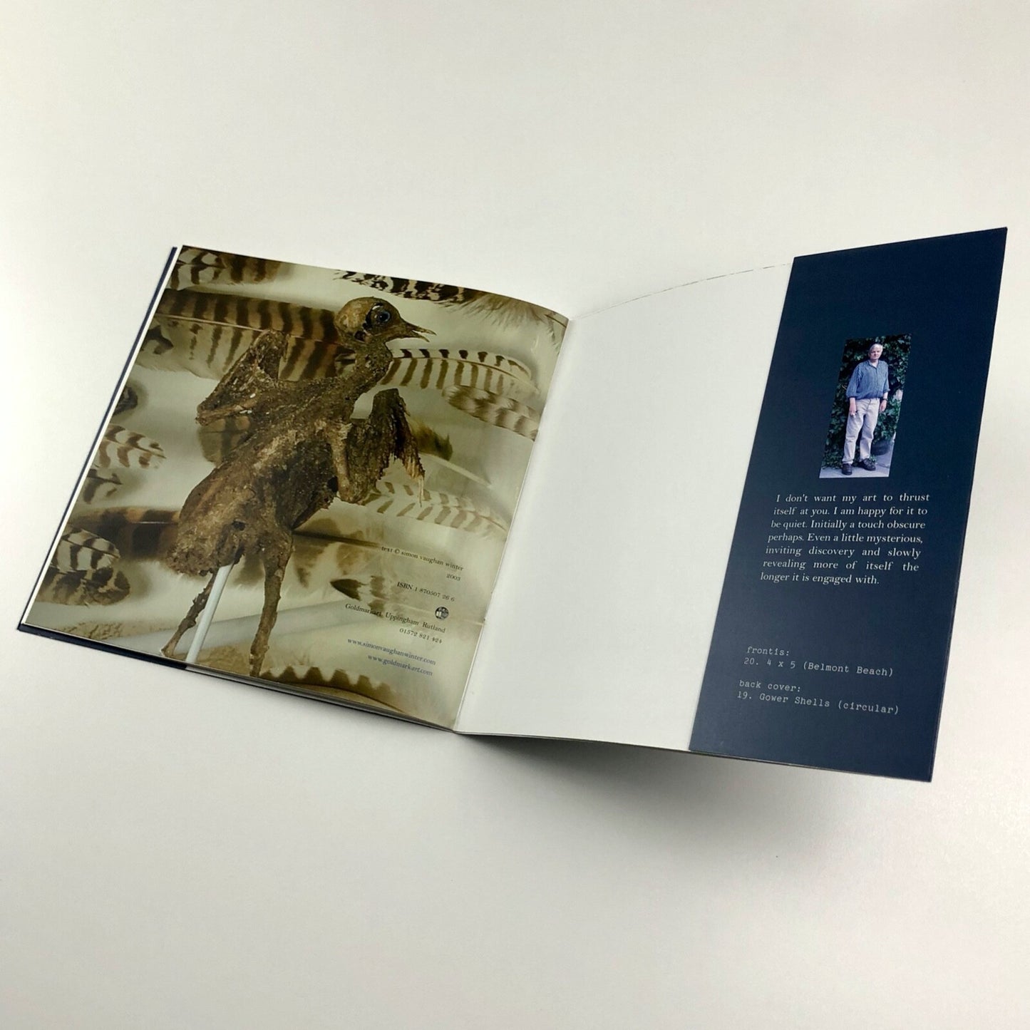 Simon Vaughan Winter | Constructions exhibition catalogue | Goldmark Art, 2003