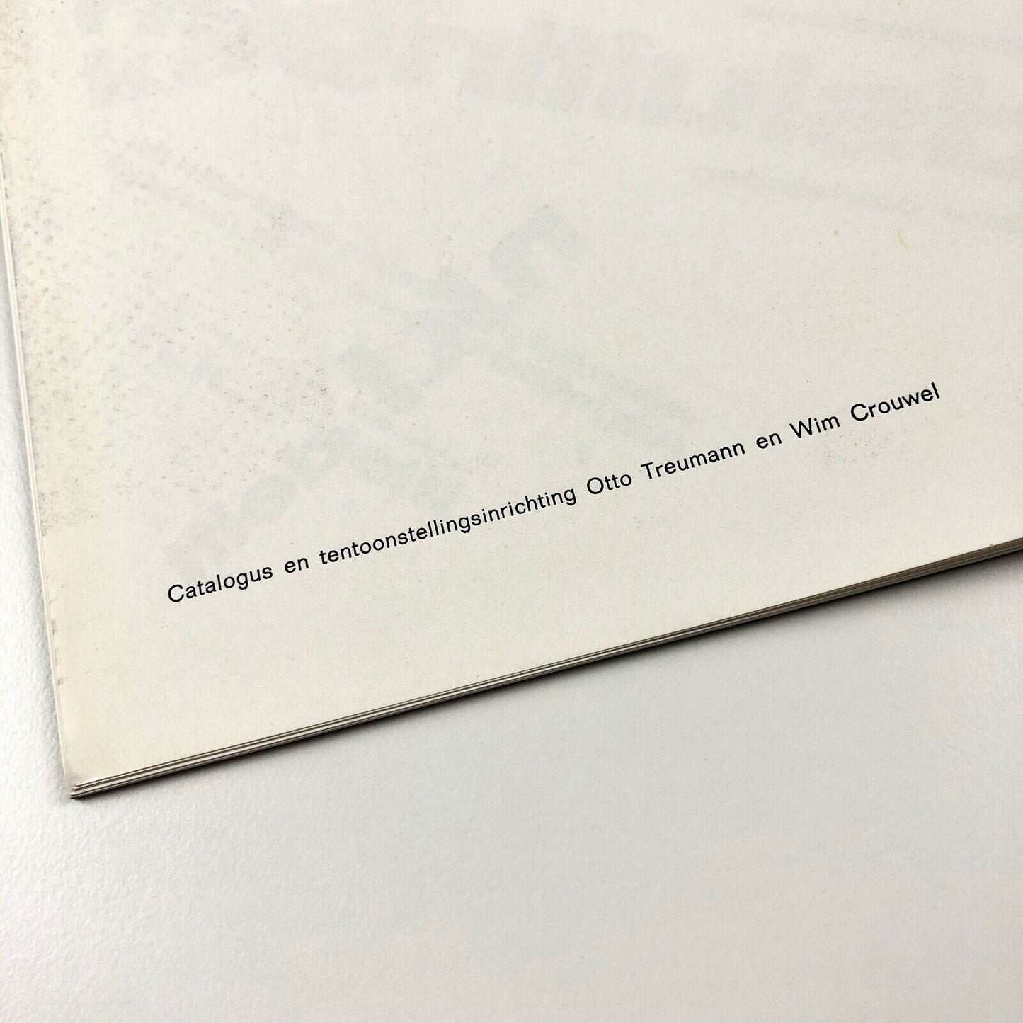 Piet Zwart – Typotekt | Stedelijk Museum, 1961 design Wim Crouwel Otto Treumann