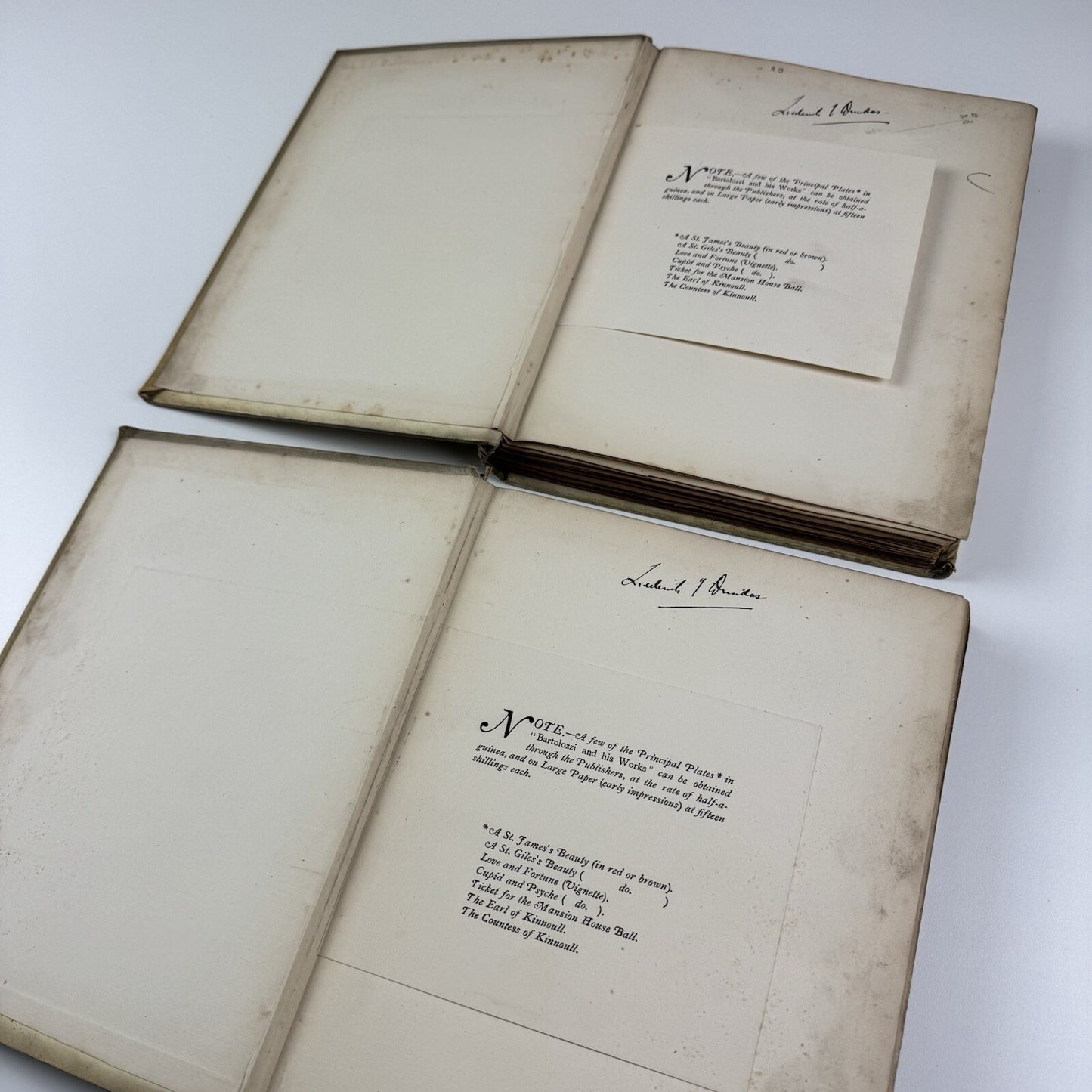 Bartolozzi and his works by Andrew W. Tuer | London Field & Tuer | Two volumes
