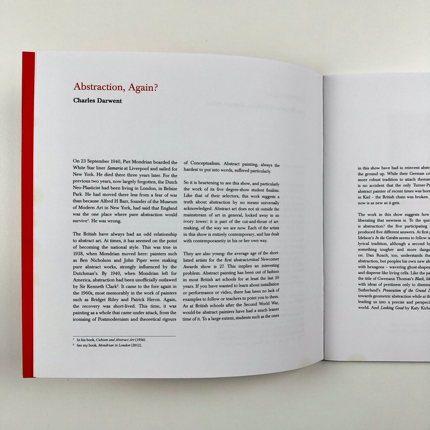 Abstract Critical for Abstract Art – Newcomer Awards 2012 catalogue