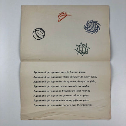 Bauer Type Foundry | Seasons Greetings insert for Soldans Ltd | design and wood-engravings by Otto Rohse