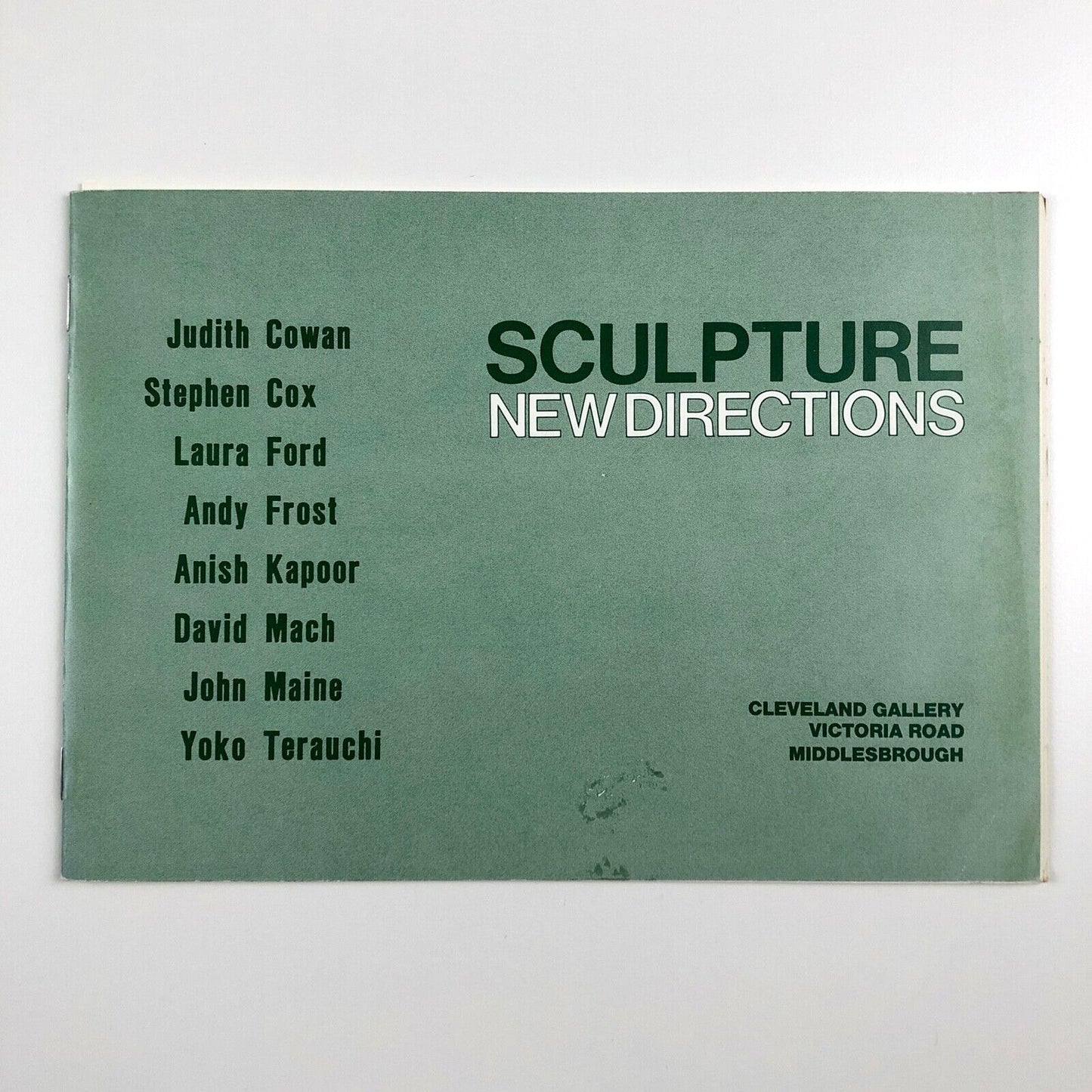 Sculpture New Directions – Cleveland Gallery, 1984 | Laura Ford, Anish Kapoor et al