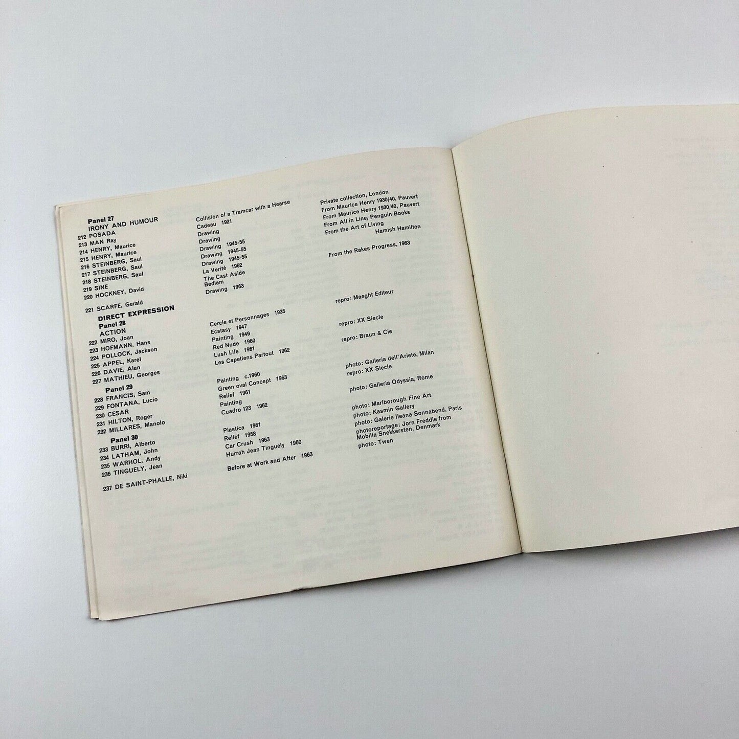 Study for an Exhibition of Violence in Contemporary Art | ICA London, 1964