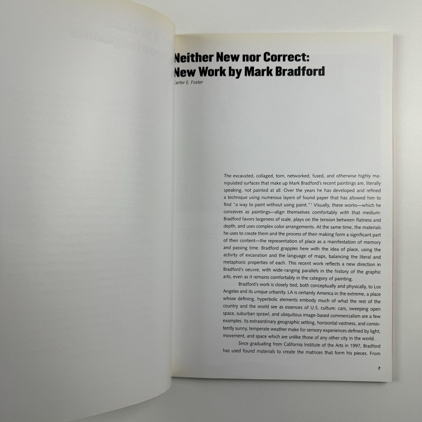 Neither New nor Correct – New Work by Mark Bradford | The Whitney Museum of Art, 2007
