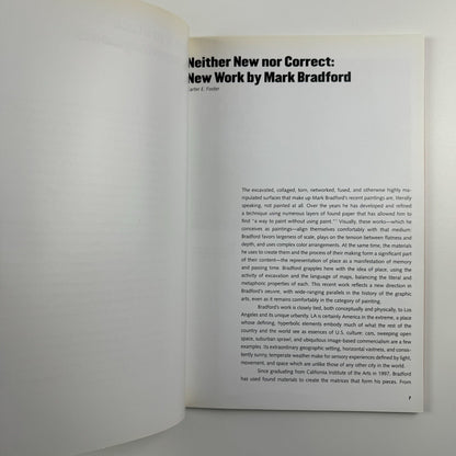 Neither New nor Correct – New Work by Mark Bradford | The Whitney Museum of Art, 2007