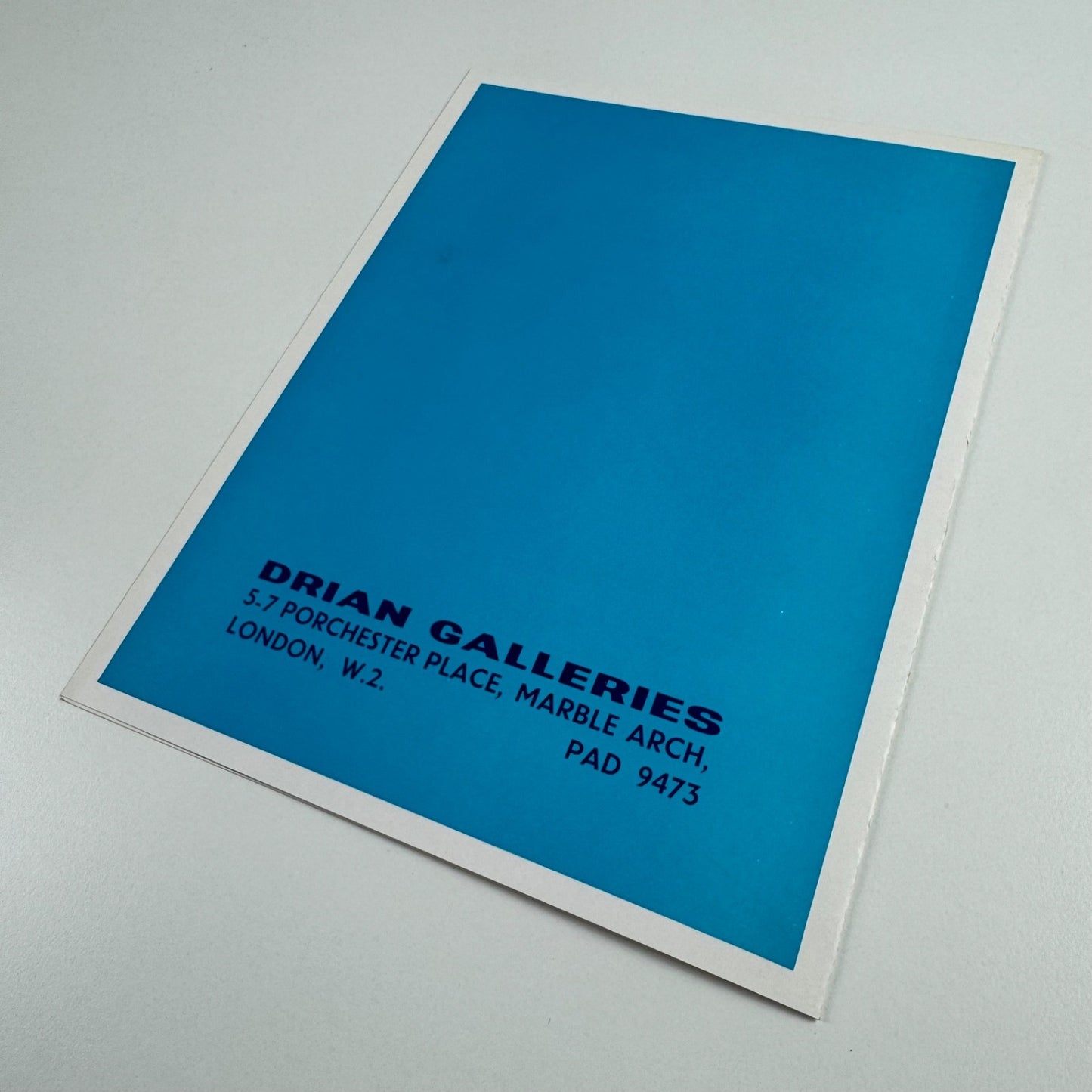 Douglas Bland | leaflet Drian Galleries, London, 1961