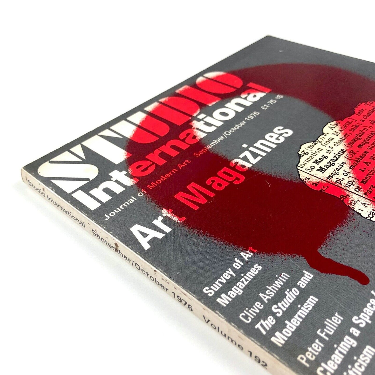 Studio International Journal of Modern Art Sep/Oct 1976 | 'Art Magazines' special