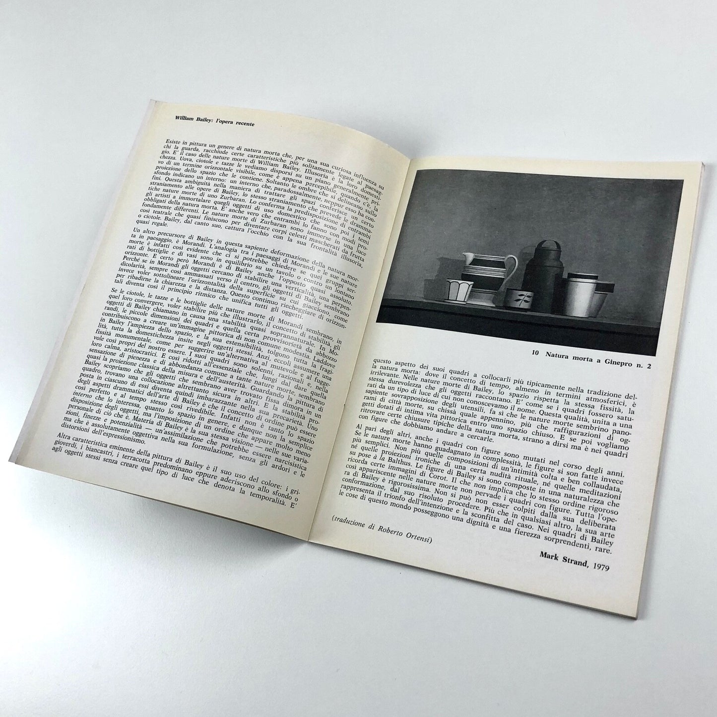 William Bailey | Galleria d'Arte Il Gabbiano Rome 1980 catalogue
