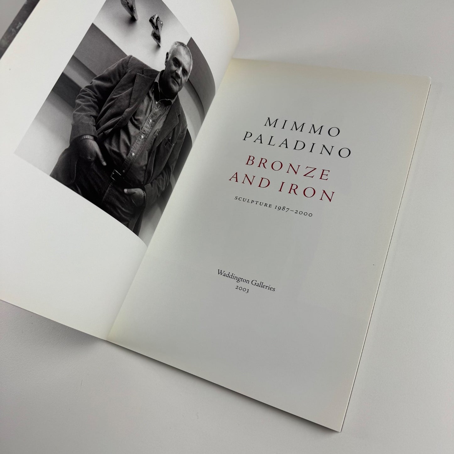 Mimmo Paladino. Bronze and Iron. Sculpture 1987-2000 Waddington Galleries 2003