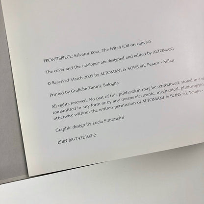 Altomani & Sons, Milan | Catalogue of works for sale, 2013