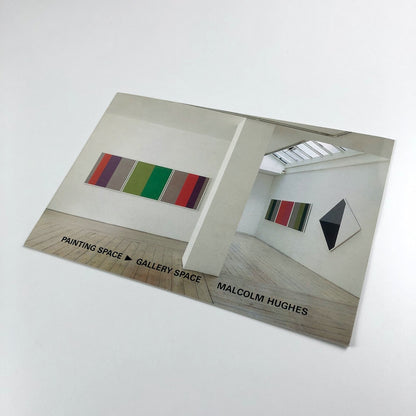 Malcolm Hughes: Painting Space / Gallery Space | Annely Juda Fine Art London, 1989 promotional card