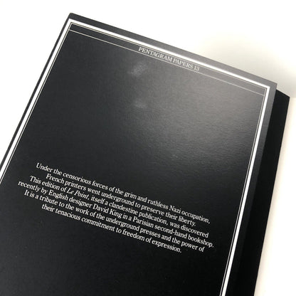 Imprimeries Clandestines | Pentagram Papers 13