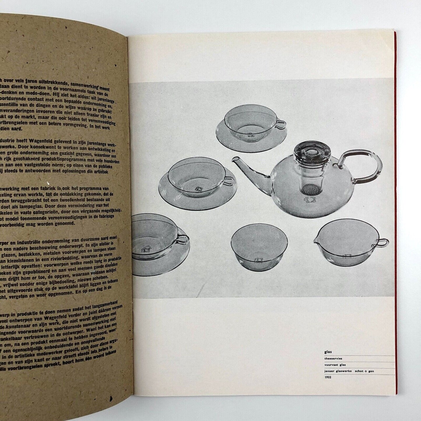 Voor Dagelijks Gebruik – Willem Wagenfeld | Stedelijk Museum catalogue, 1961