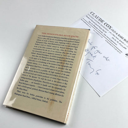 Frank Sidgwick's Diary and other material relating to A.H. Bullen and the Shakespeare Head Press, 1975