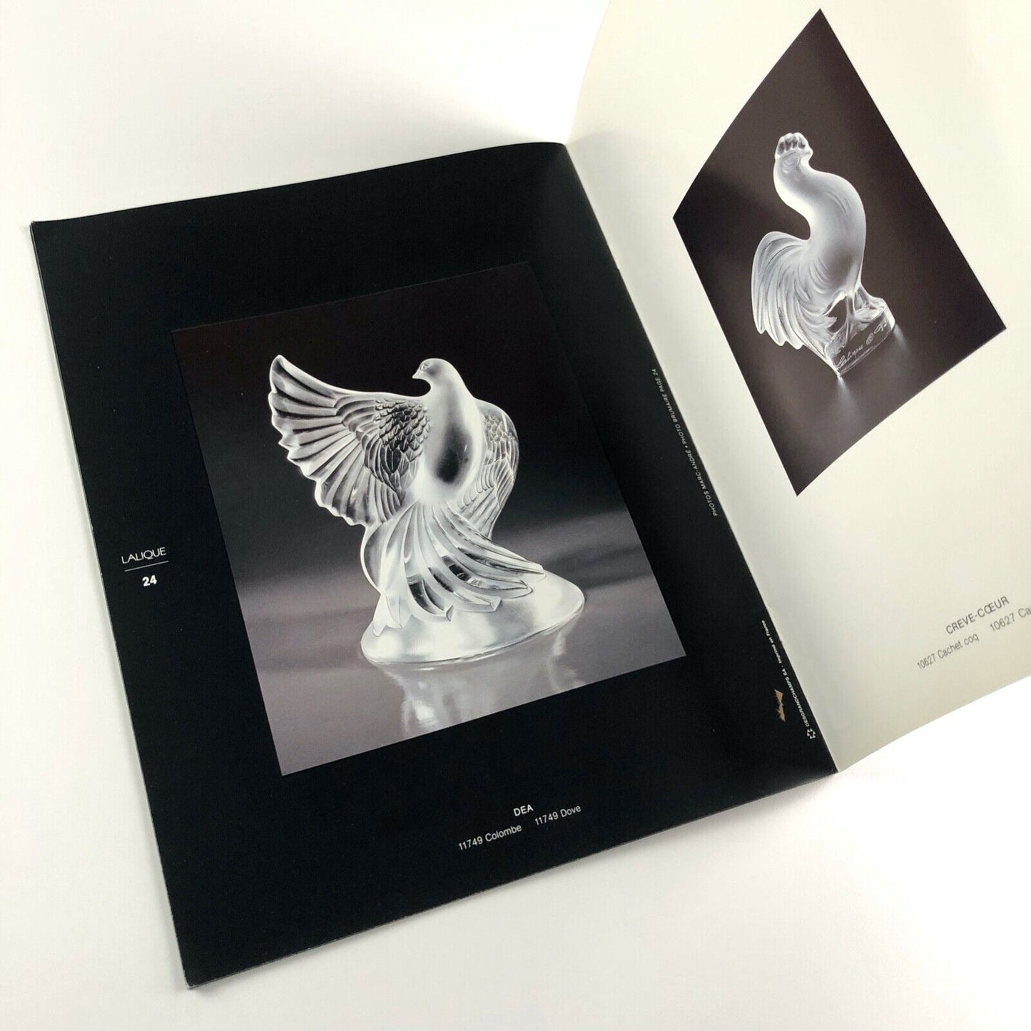 Lalique Collection, 1993 brochure – plus folder of information on Lalique
