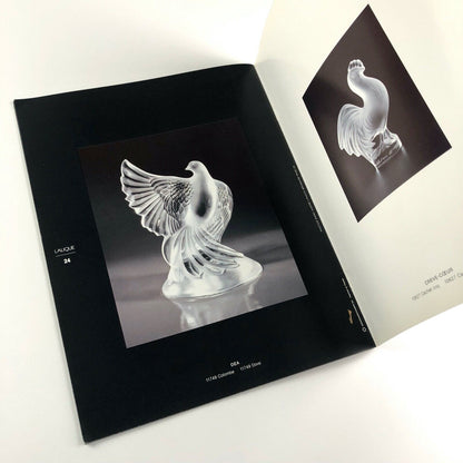 Lalique Collection, 1993 brochure – plus folder of information on Lalique