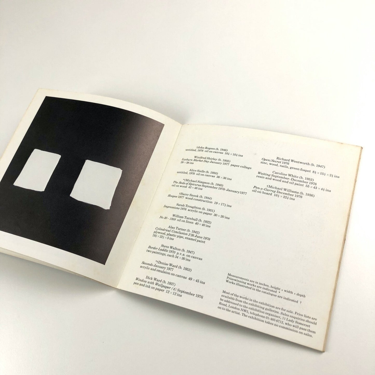 Tolly Cobbold | Eastern Arts National Art Exhibition | 1977 catalogue