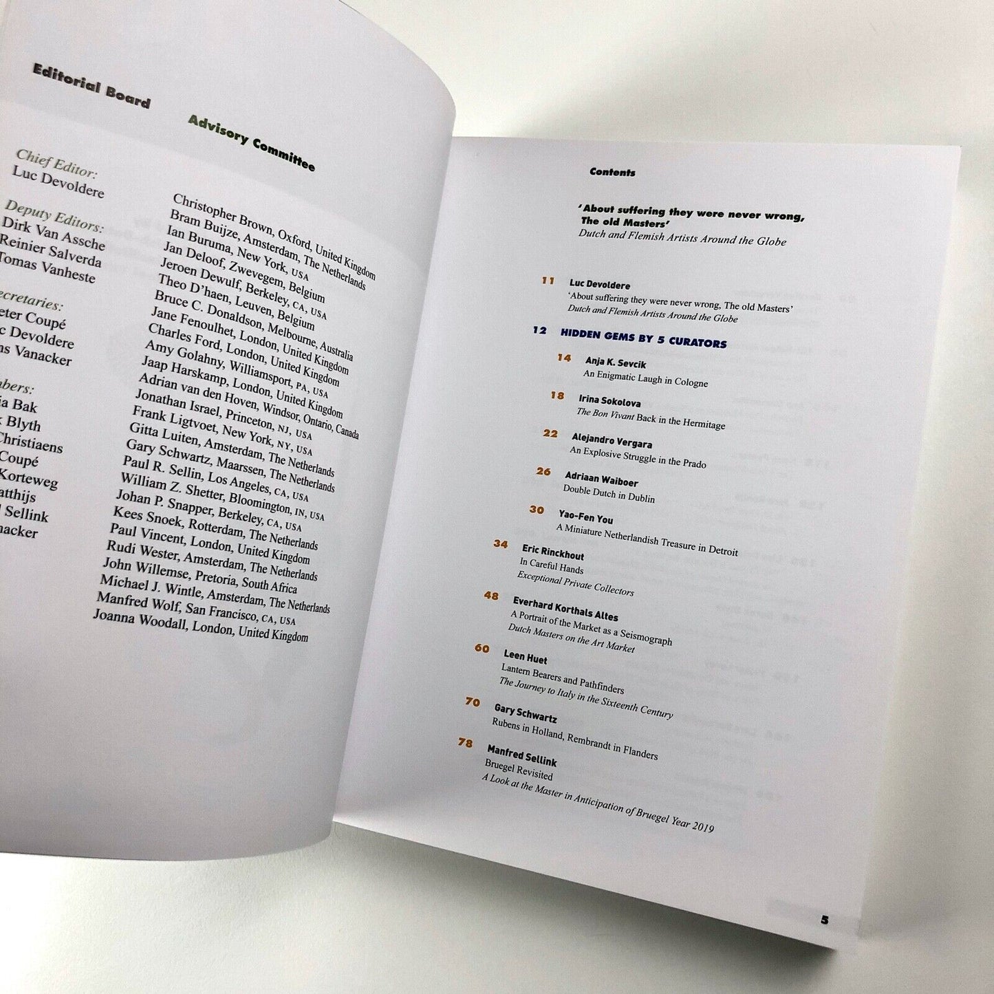 The Low Countries. Art and Society in Flanders and the Netherlands. No 26, 2018 | Edited by Luc Devoldere