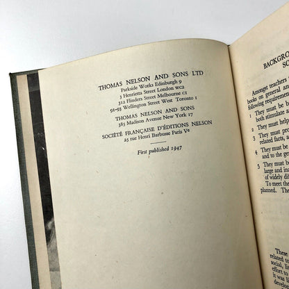 Man And Metals: Nelson's Background Science Series | J Lauwerys & A Glover, 1947