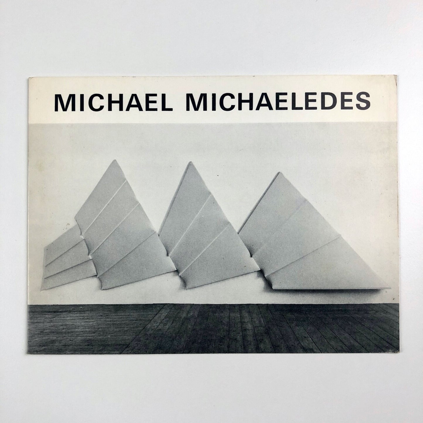Michael Michaeledes folding card Juda Rowan Gallery | 1982 exhibition