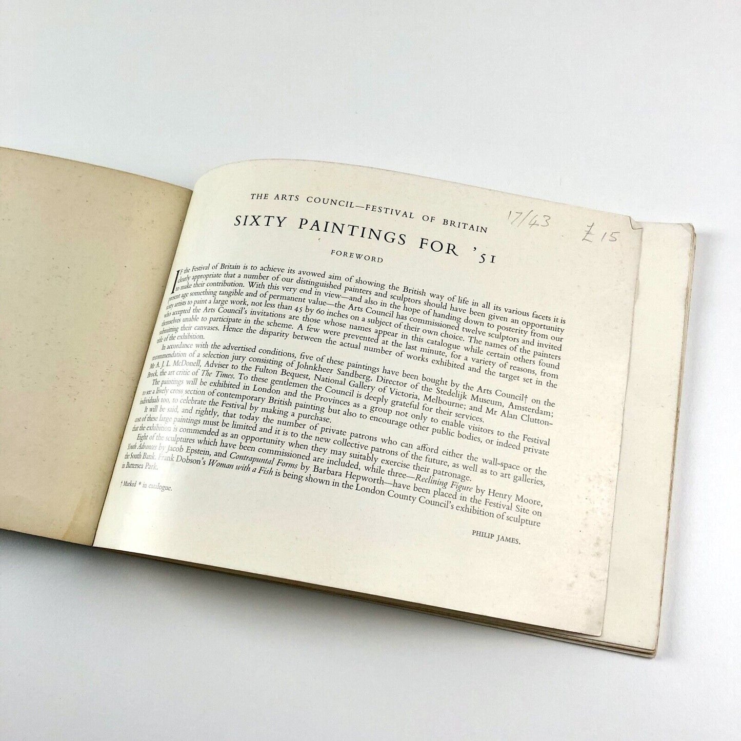 Sixty (60) paintings for ’51 Festival of Britain | Exhibition catalogue, 1951