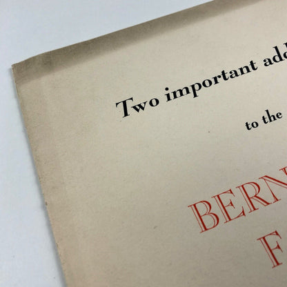 Two important additions to the Bernhard Family | Bauer Type Foundry type specimen booklet