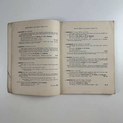 Engravings Etchings & Drawings No 342 Christmas 1915. Maggs Bros London